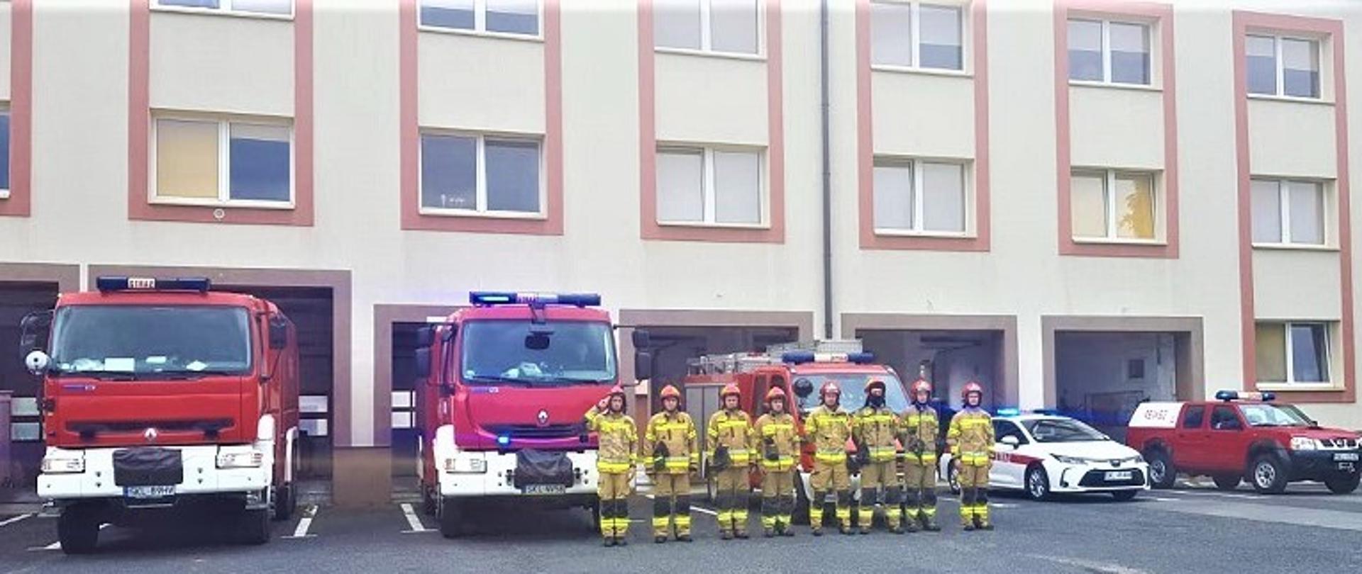 77. rocznica wybuchu Powstania Warszawskiego uczczona przez strażaków z Jednostki Ratowniczo - Gaśniczej w Kłobucku