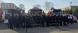 Uroczysta zbiórka z okazji pożegnania Dowódcy Jednostki Ratowniczo-Gaśniczej nr 1 „Centrum” kpt. Artura Spyra