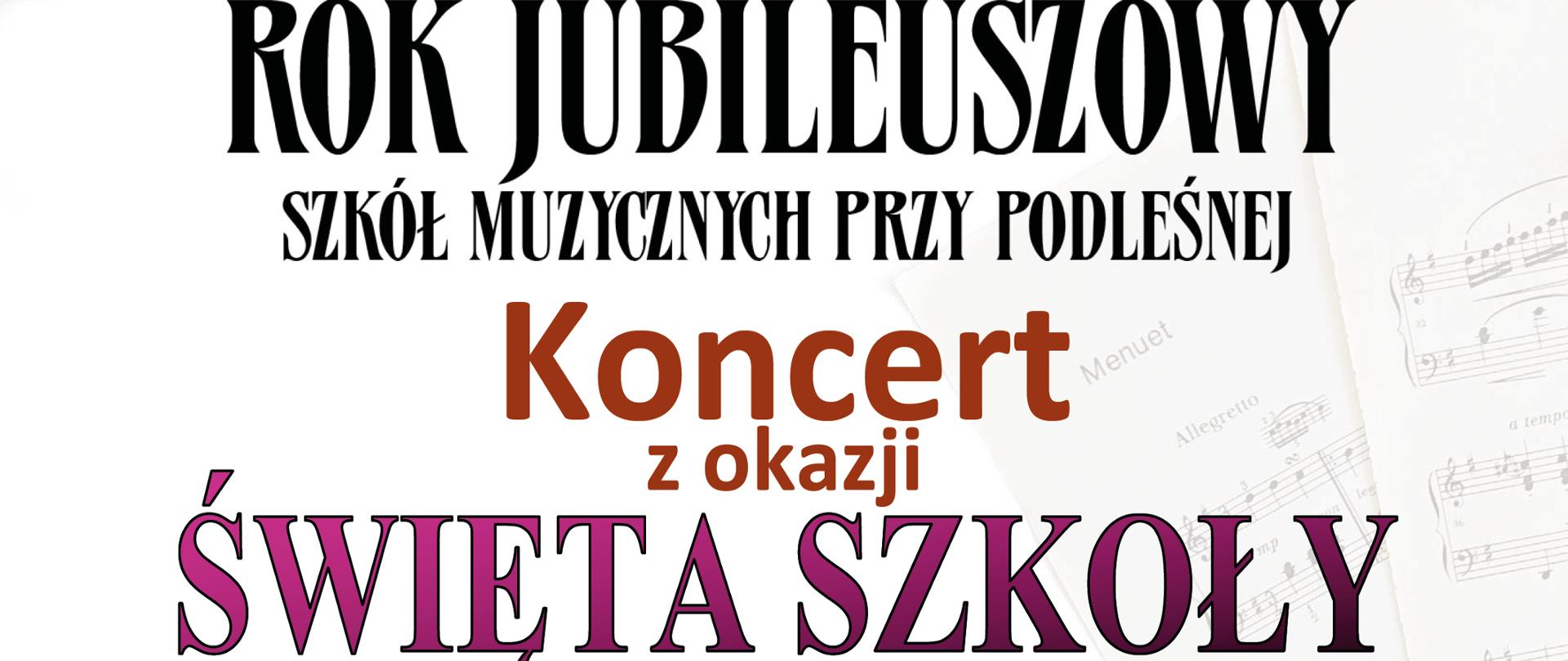 Tekst zamieszczony na plakacie:
Koncert z okazji święta szkoły
połączony z uroczystym ślubowaniem klas pierwszych
OSM I st., PSM I st., OSM II st. i PSM II st.
Orkiestra Dęta PSM I stopnia
Luca Neccia, Tomasz Witek – prowadzenie
uczniowie klasy I OSM I st.
szkolne rodziny muzyczne
Oprawa muzyczna uroczystości: Chór Zespołu Szkół Muzycznych – dyrygent Monika Bierć
Zespół Fanfarowy pod kierunkiem Tomasza Witka
w programie utwory m.in.:
I.J. Paderewskiego, O. Riedinga, N.D. Kershaw, H. Manciniego, J. Buczyńskiego
15 listopada 2022, godz. 17.00
Sala koncertowa ZSM ul. Podleśna 2 