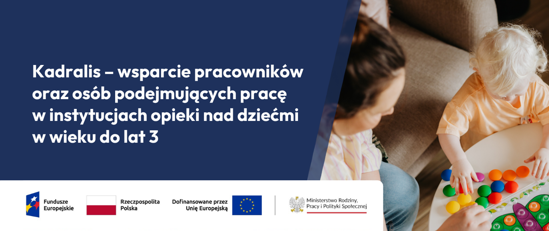 Wsparcie dla pracowników żłobków i klubów dziecięcych. Ruszył konkurs ofert
