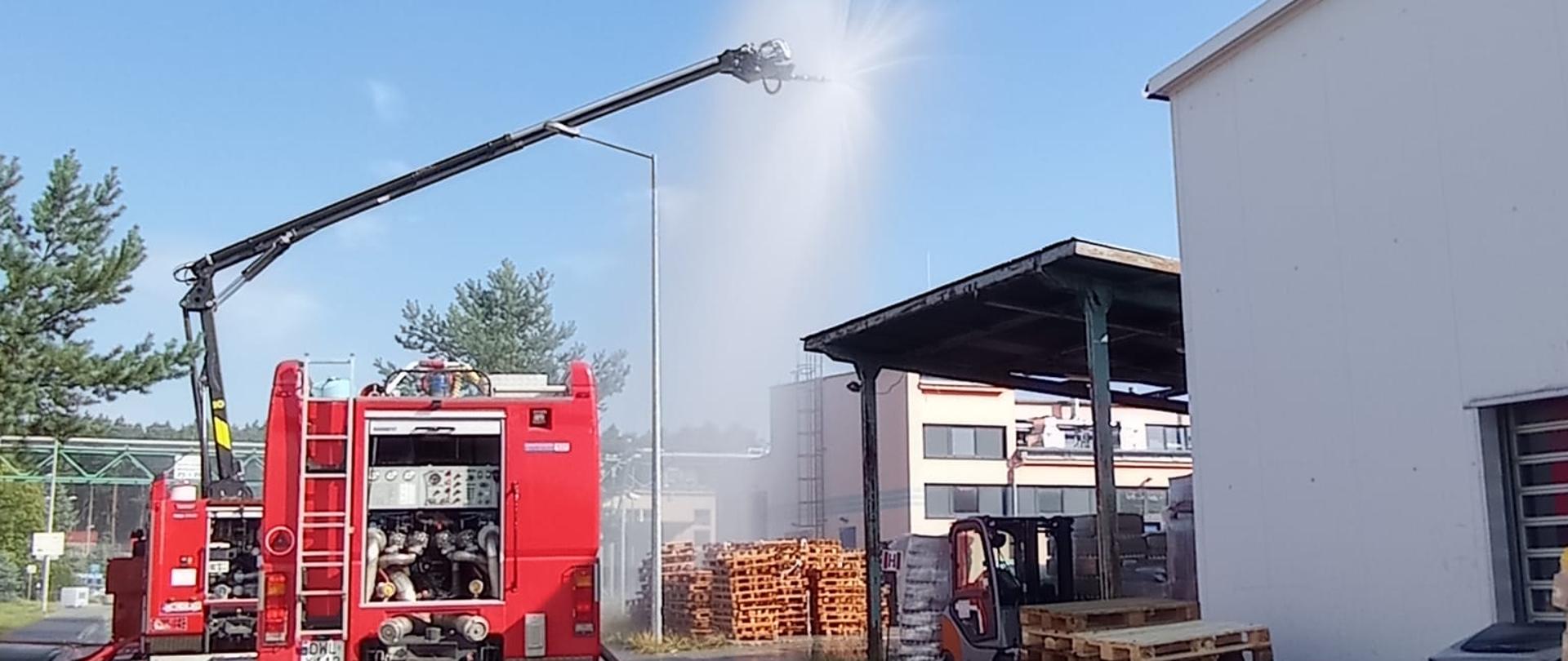 Ograniczenie strefy niebezpiecznej przy pomocy kurtyn wodnych