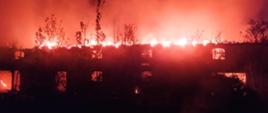 Pożar stodoły w Brzycznie