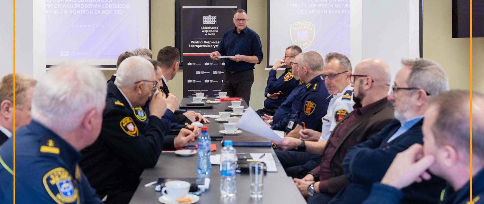 Spotkanie Wydziału Bezpieczeństwa i Zarządzania Kryzysowego ŁUW z komendantami Straży Miejskich z województwa 