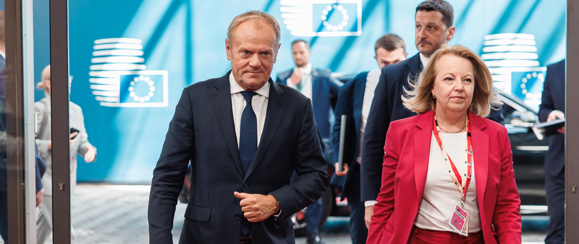 Premier Donald Tusk na szczycie liderów UE