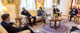 Spotkanie Ambasadorów państw Grupy Wyszehradzkiej z Prezydentem Republiki Słowenii Borutem Pahorem w ramach polskiej prezydencji V4