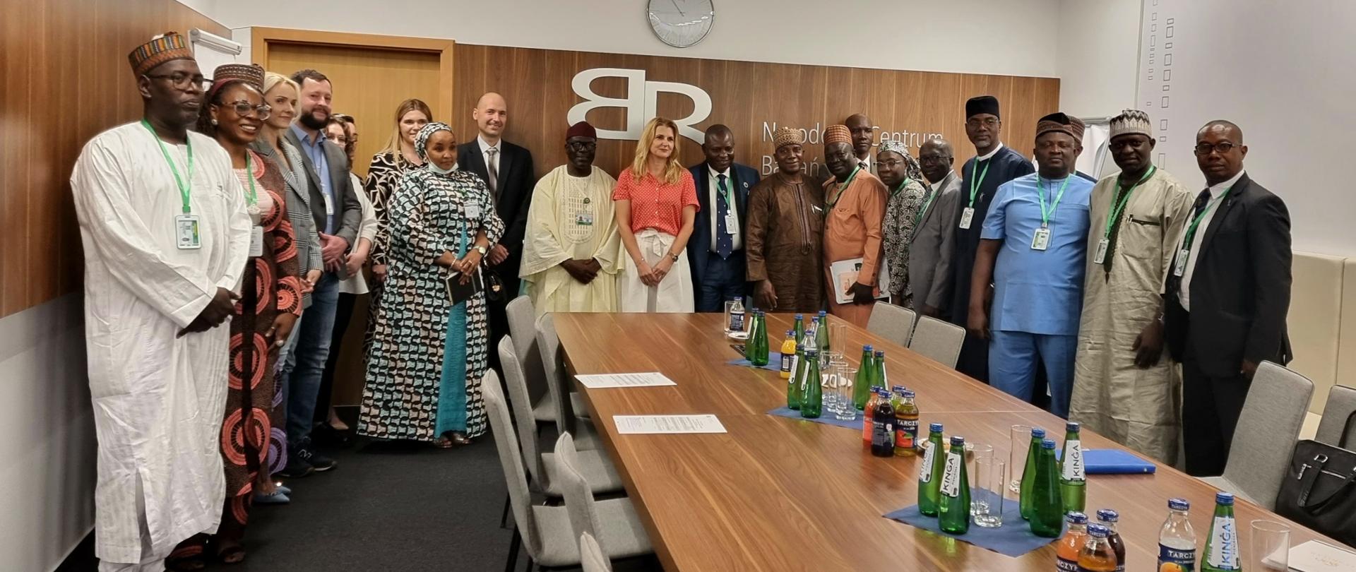 delegacja z Nigerii NIPSS oraz pracownicy NCBR