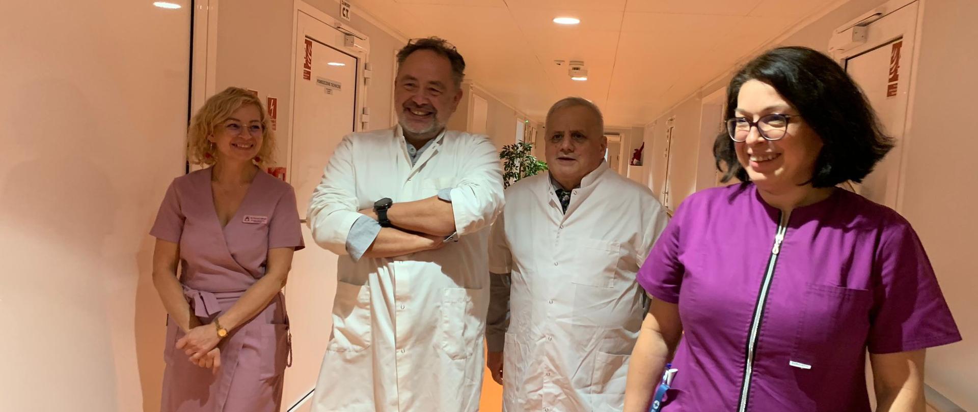 Wizyta Wicewojewody Zbigniewa Szczypińskiego w Poliklinice w Olsztynie 