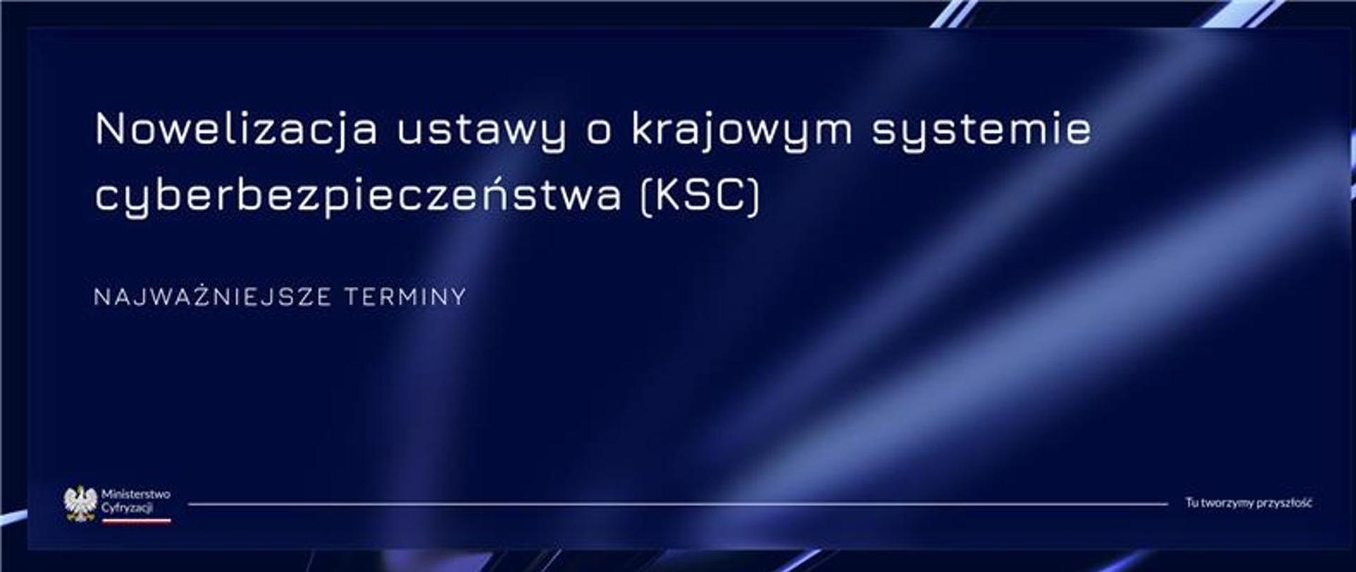 plansza tytułowa Nowelizacja UKSC