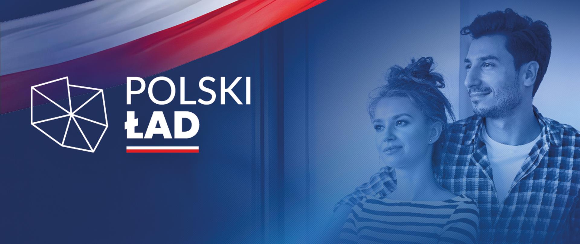 Polski Ład - kobieta i mężczyzna patrzą w jednym kierunku