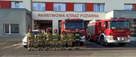 Strażacy z JRG nr 1 w Opolu oddają hołd kolegom z Ukrainy