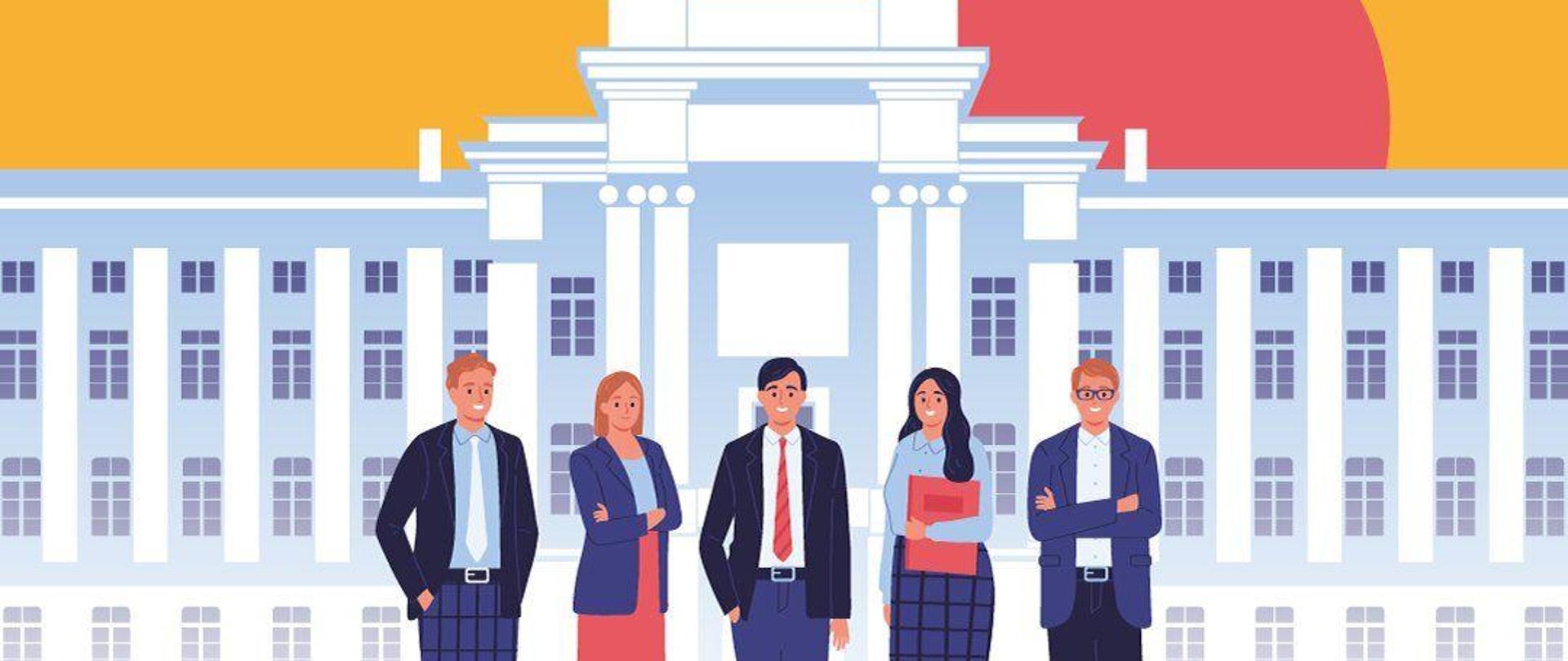 Kancelaria Premiera zaprasza na Targi Pracy - grafika poglądowa