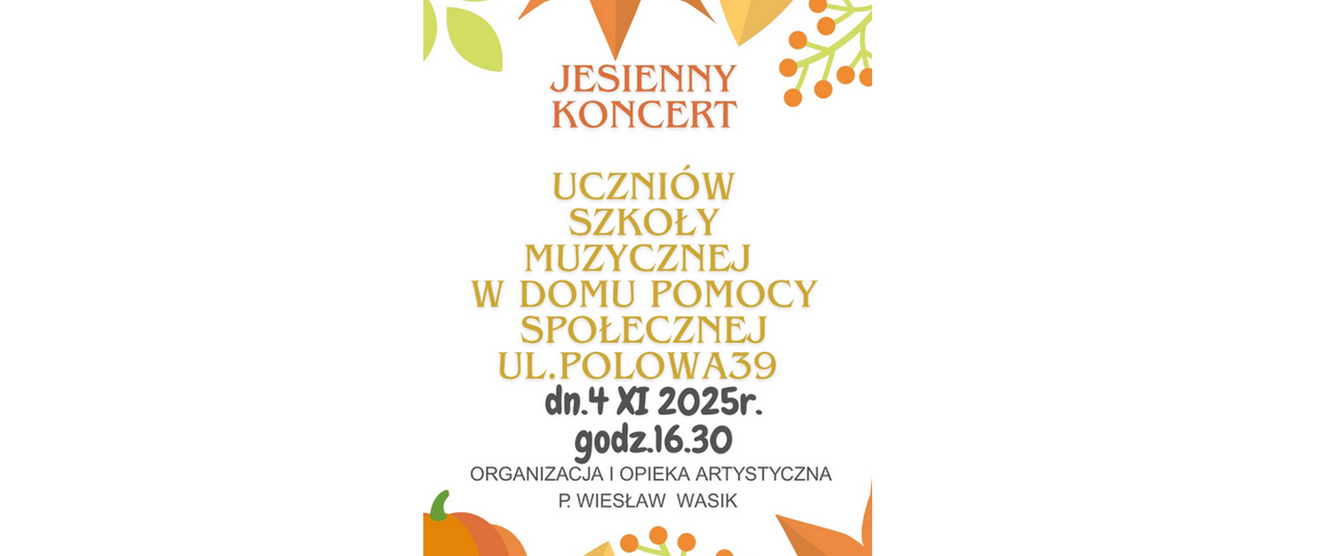 baner - zdjęcie plakatu koncertowego