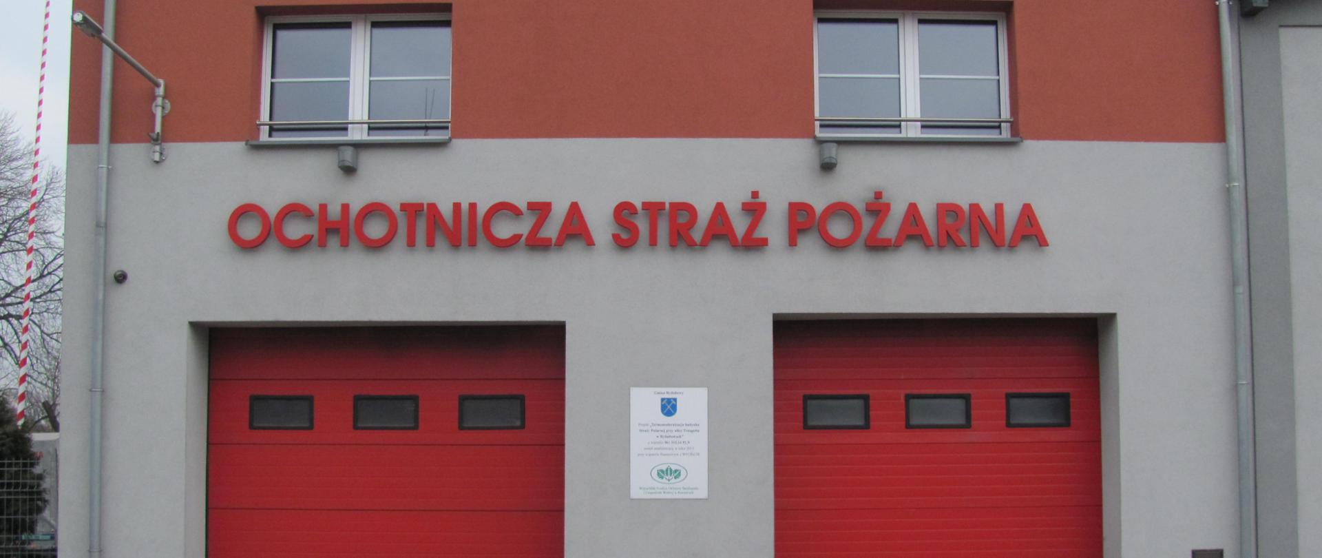Zdjęcie prezentuje budynek jednostki OSP Rydułtowy