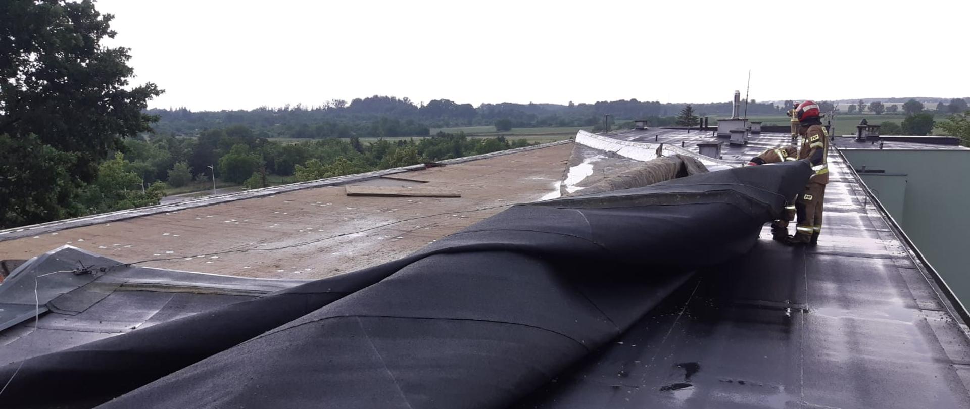 Interwencje związane z burzami oraz silnym wiatrem na terenie powiatu brzeskiego