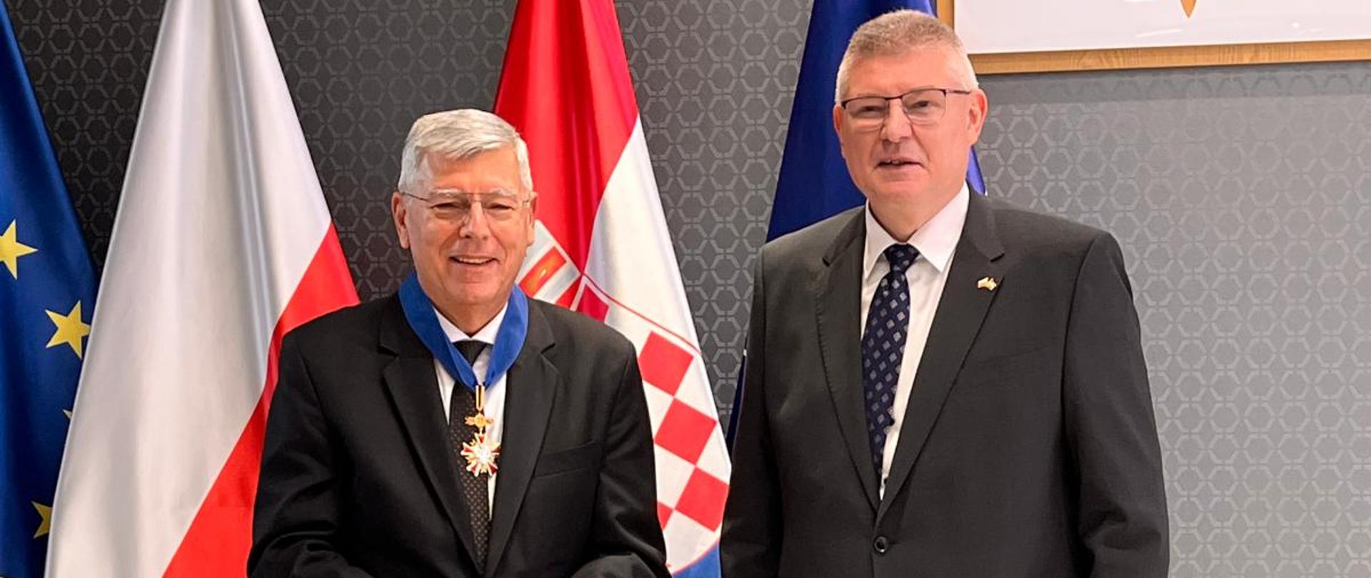 Svečanost uručenja odlikovanja Zapovjedničkog križa Reda za zasluge Republike Poljske profesoru Željku Reineru