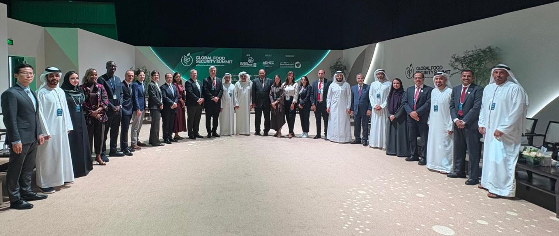 A Majlis session on agriculture, attended by Poland.