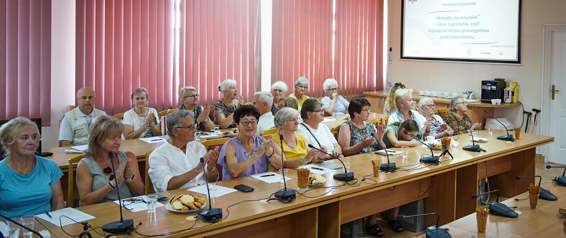 Spotkanie z seniorami w Staszowie