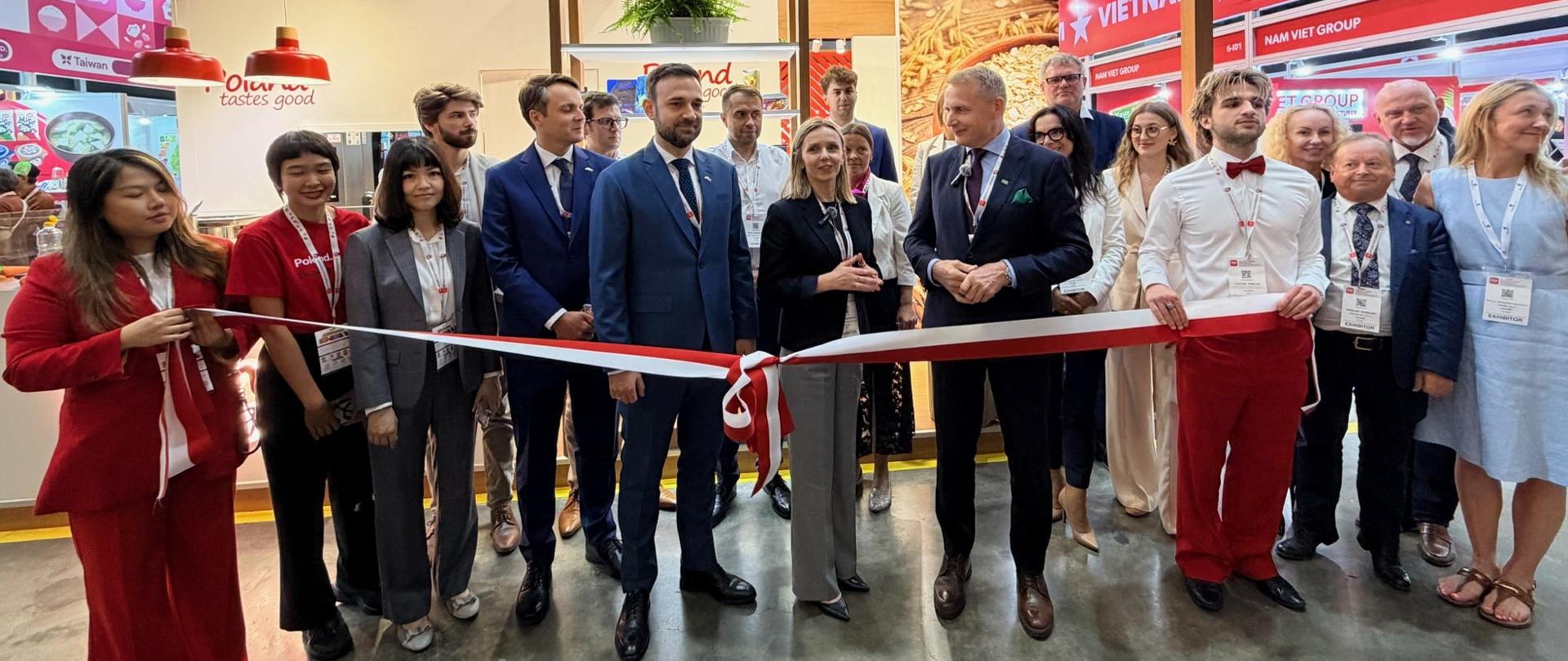 The grand opening of the Polish national "Poland Tastes Good" stand at THAIFEX Anuga Asia 2026 in the Thai capital city of Bangkok