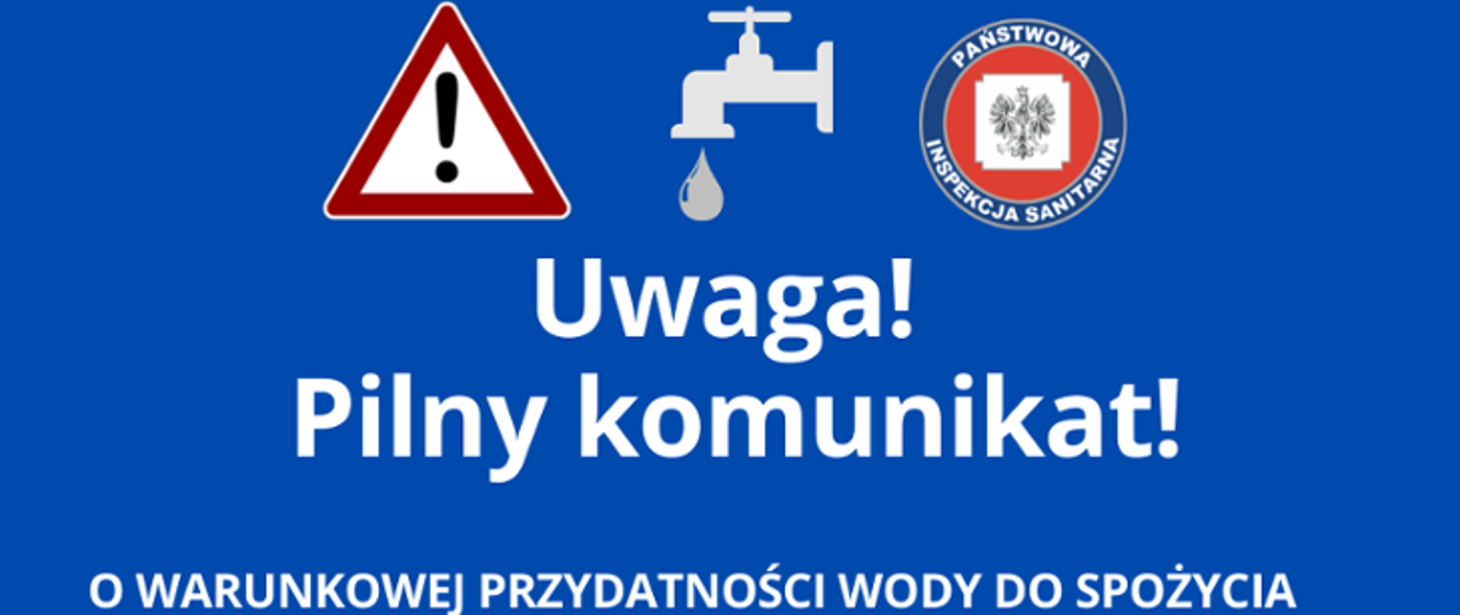 Ostrzeżenie przed spożyciem wody w miejscowości Suchawa
