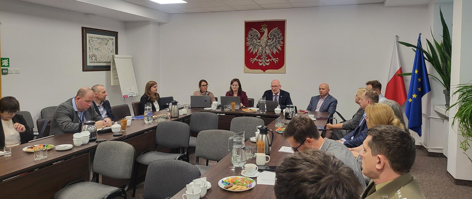 Members of the Spatial Information Infrastructure Council during their meeting on October 14, 2026