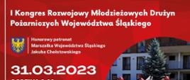 plakat I Kongresu Rozwojowego Młodzieżowych Drużyn Pożarniczych Województwa Śląskiego