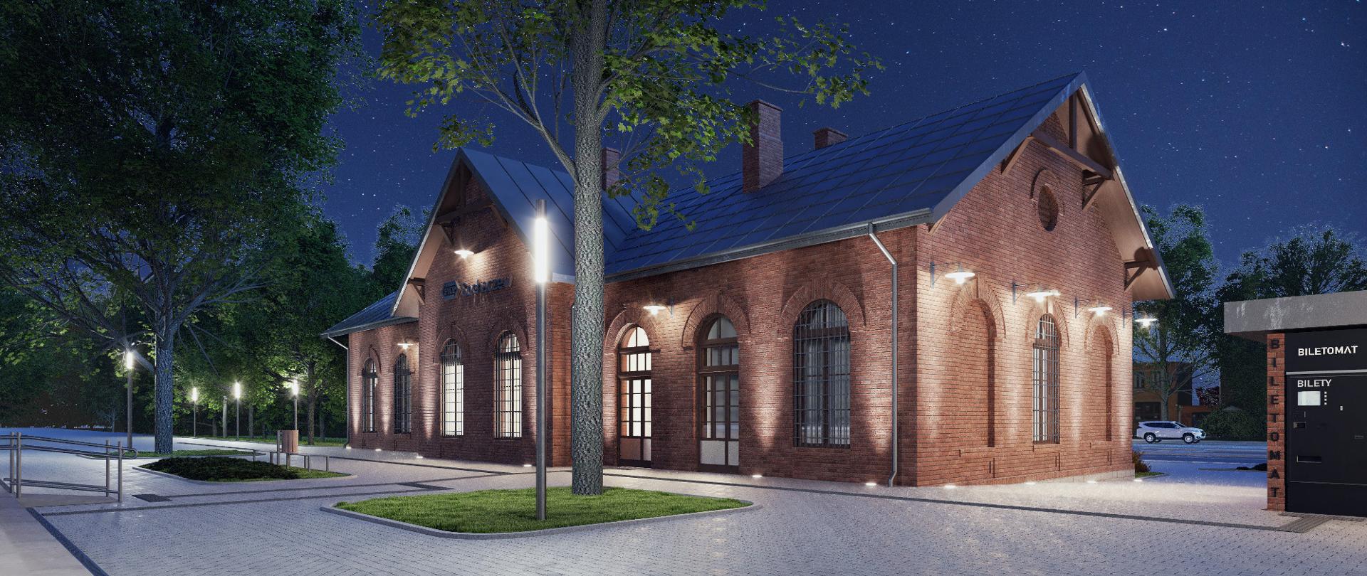 Wizualizacja dworca w Sochaczewie