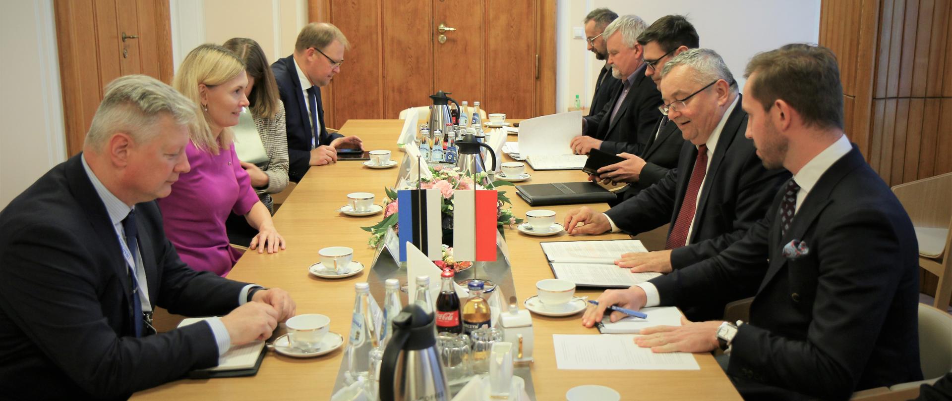 Polsko-estońskie spotkanie ministrów ds. transportu