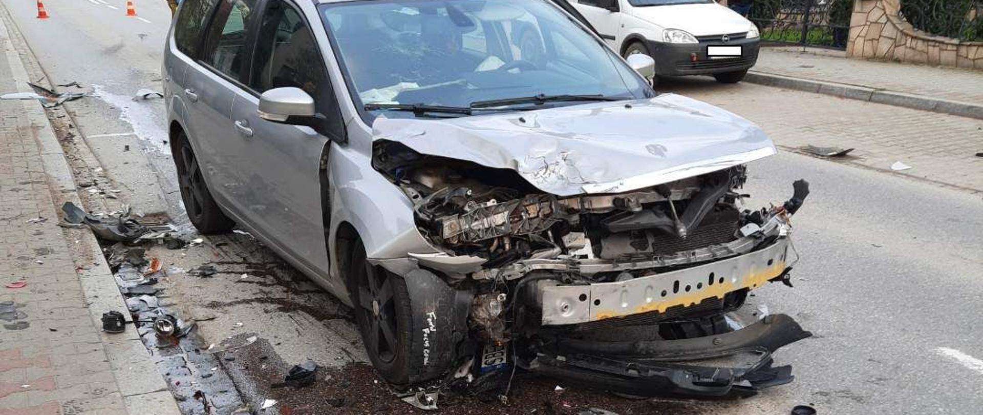 Wypadek ul. Waksmundzka 