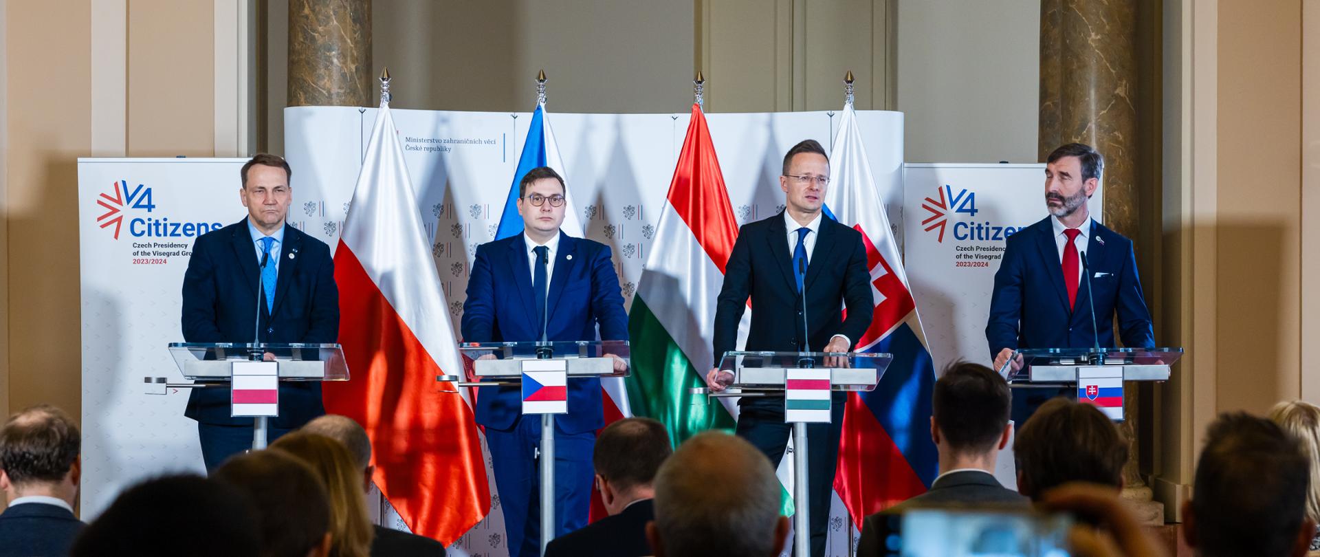 Jednání ministrů zahraničních věcí zemí Visegrádské skupiny
