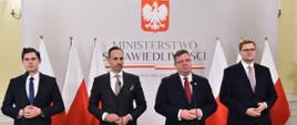 Konferencja prasowa w Ministerstwie Sprawiedliwości