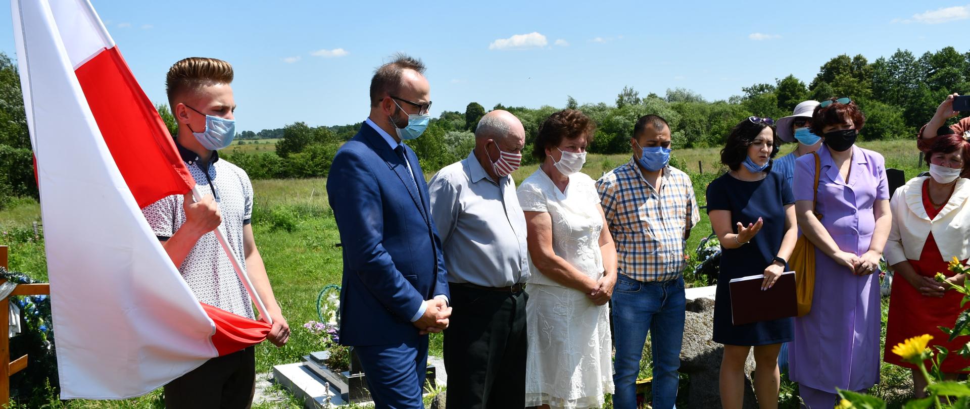 Upamiętnienie żołnierzy Wojska Polskiego poległych w bitwie pod Zwiahelem w 1920 r.