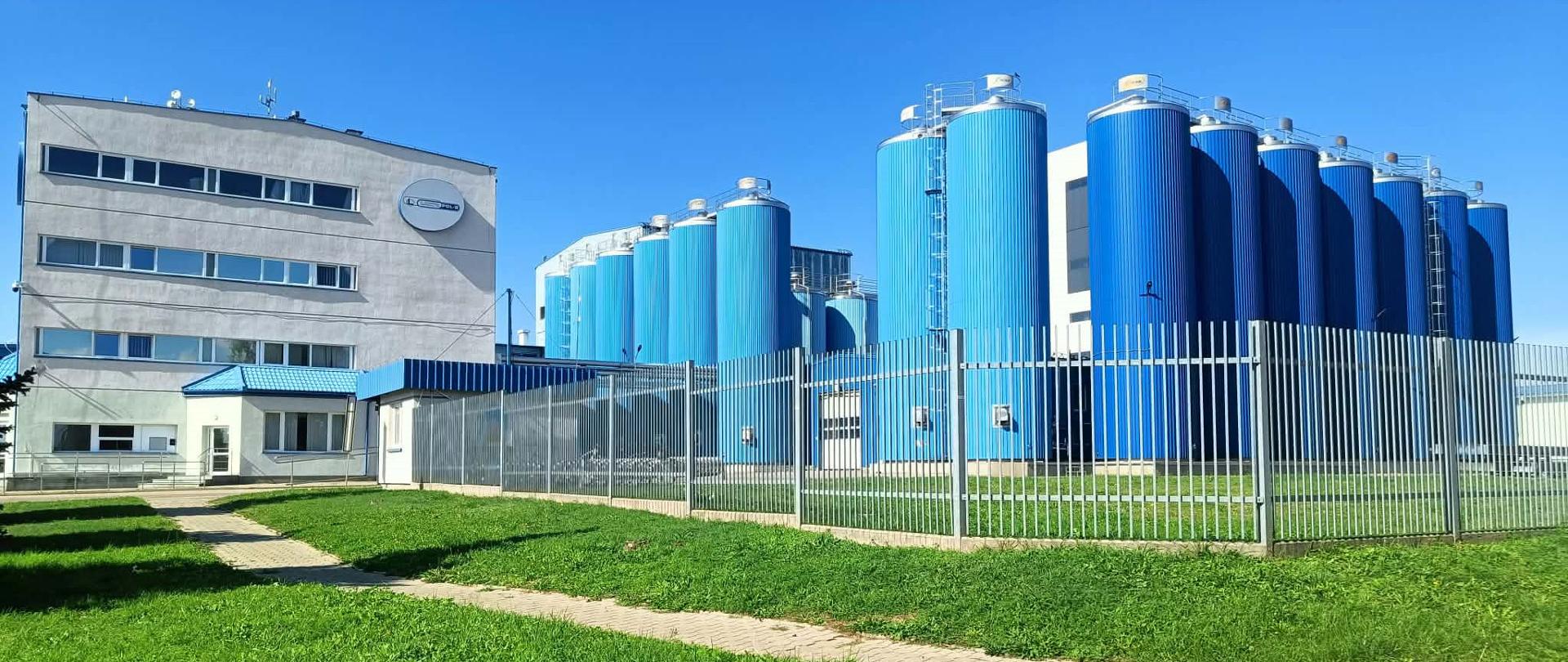 Widok zakładu LAKTOPOL w Bielsku Podlaskim