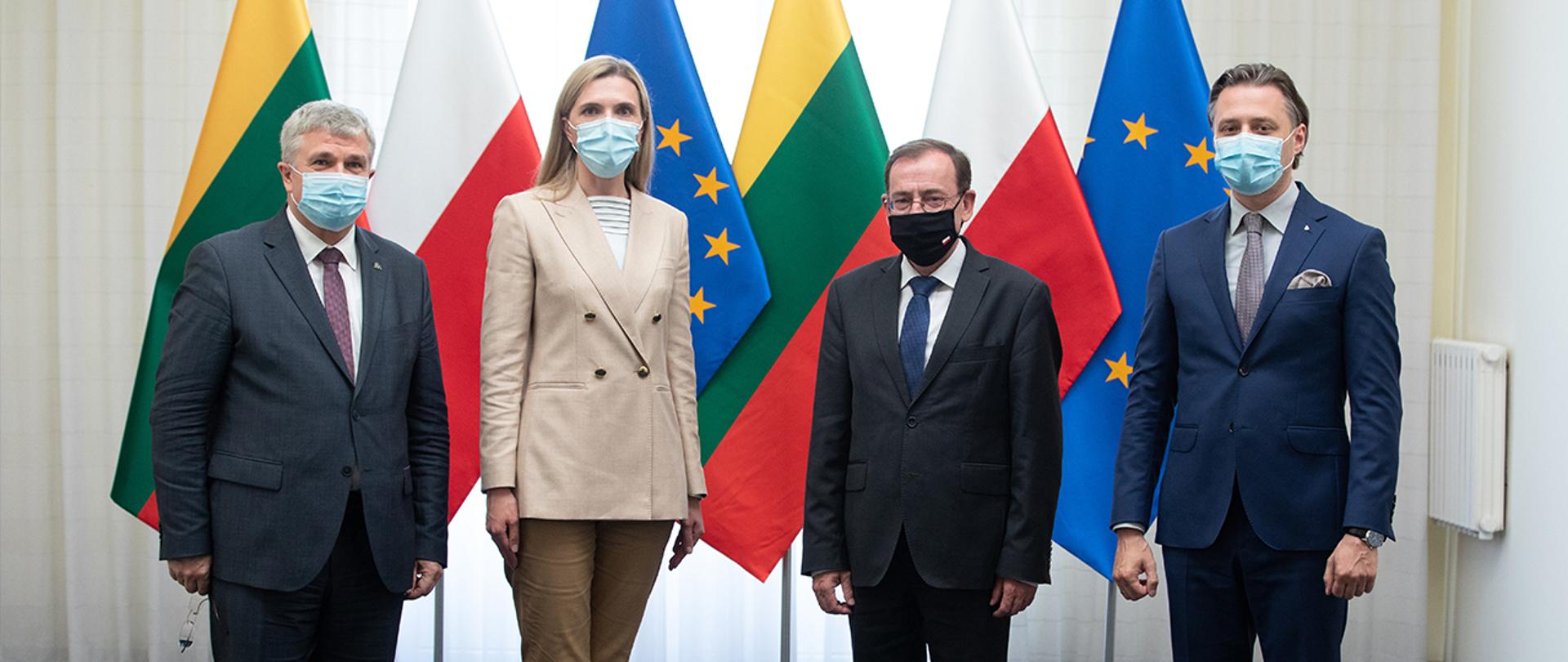 Spotkanie ministra Mariusza Kamińskiego z minister spraw wewnętrznych Litwy Agnė 