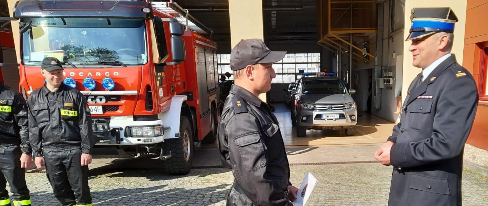 Powierzenie obowiązków Zastępcy Dowódcy Jednostki Ratowniczo – Gaśniczej PSP w Nowej Soli.