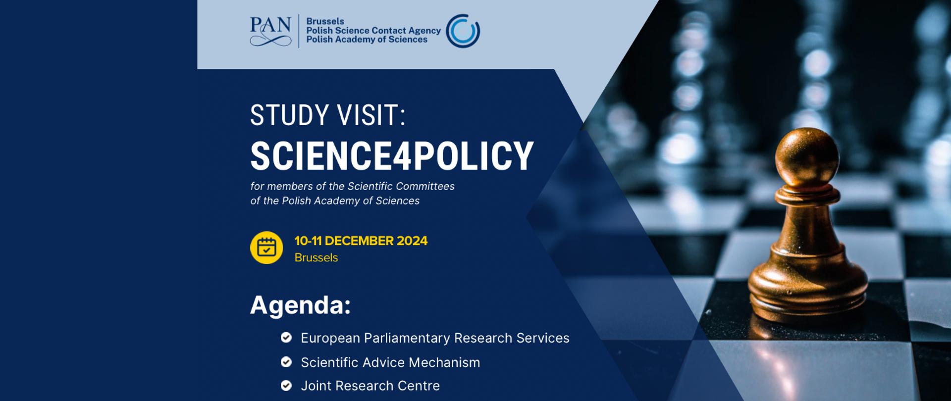 Wizyta studyjna Science4Policy zorganizowana wspólnie z Biurem PolSCA PAN w Brukseli