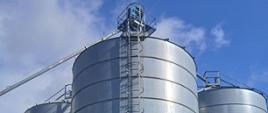 Silosy zbożowe do magazynowania nasion zbóż 