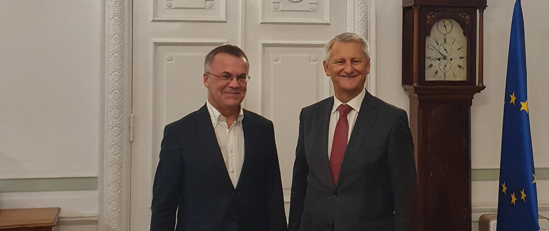 Spotkanie wiceministra Jarosława Sellina z austriacką delegacją w sprawie upamiętnienia w Gusen