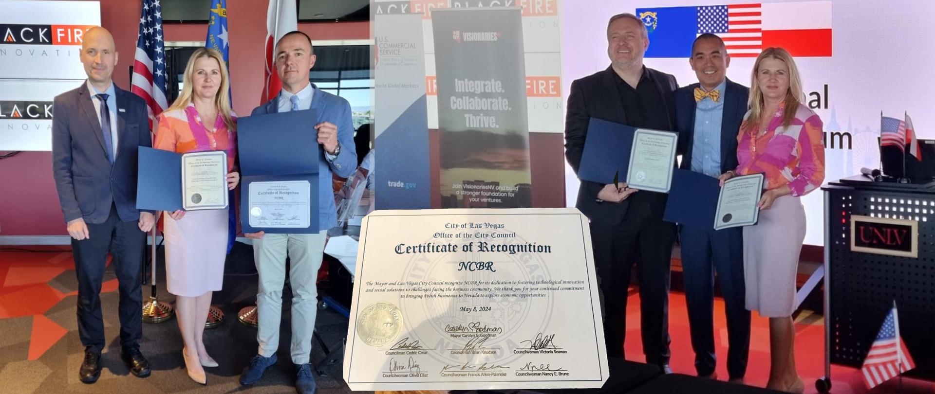 NCBR wyróżnione przez władze Nevady i Las Vegas