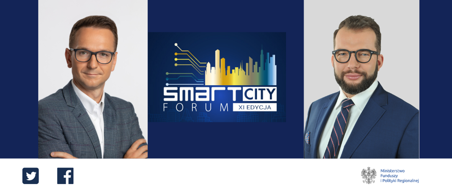 infografika przedstawia zdjęcia ministrów i logo smartcity