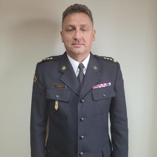 Komendant Powiatowy PSP w Nakle nad Notecią st. bryg. Sławomir Murawski 
