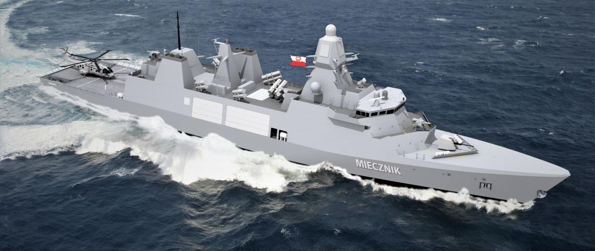 Fregaty MIECZNIK zwiększą zdolności Marynarki Wojennej RP w zakresie prowadzenia obserwacji i kontroli akwenów morskich, ochrony baz morskich, zwalczania celów nawodnych, podwodnych oraz lądowych znajdujących się w strefie brzegowej, jak również prowadzenia morskiej obrony powietrznej, w ramach realizacji przedsięwzięć narodowych i sojuszniczych w ramach Paktu Północnoatlantyckiego.