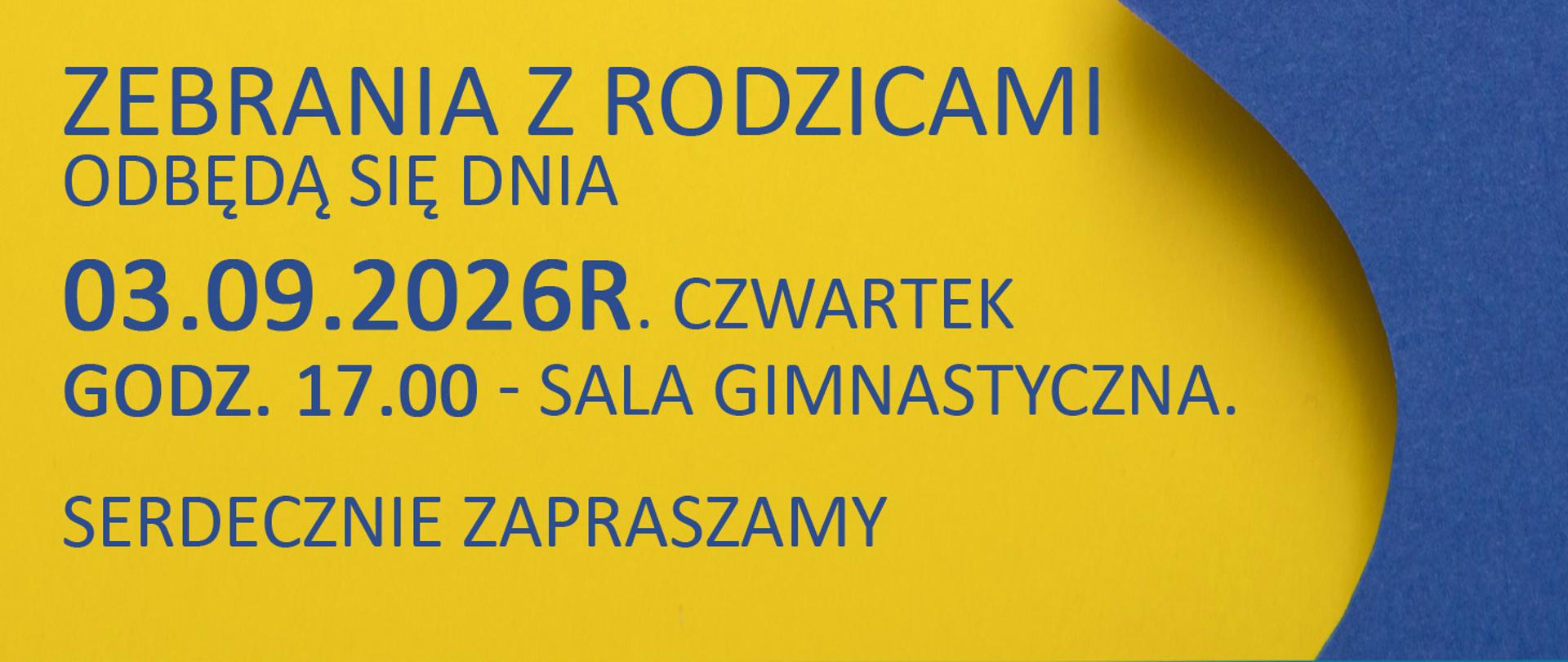 zebrania z rodzicami