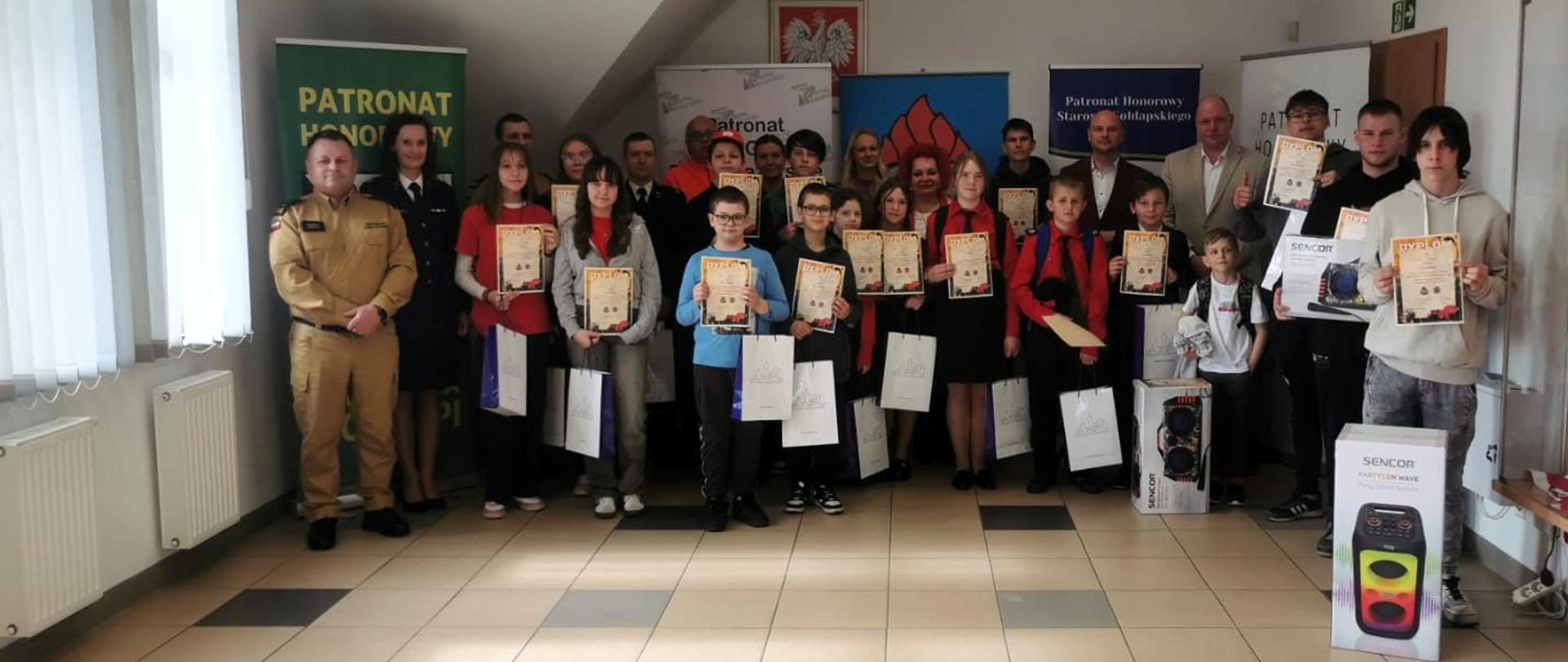 Gołdapskie eliminacje powiatowe Ogólnopolskiego Turnieju Wiedzy Pożarniczej „Młodzież Zapobiega Pożarom”