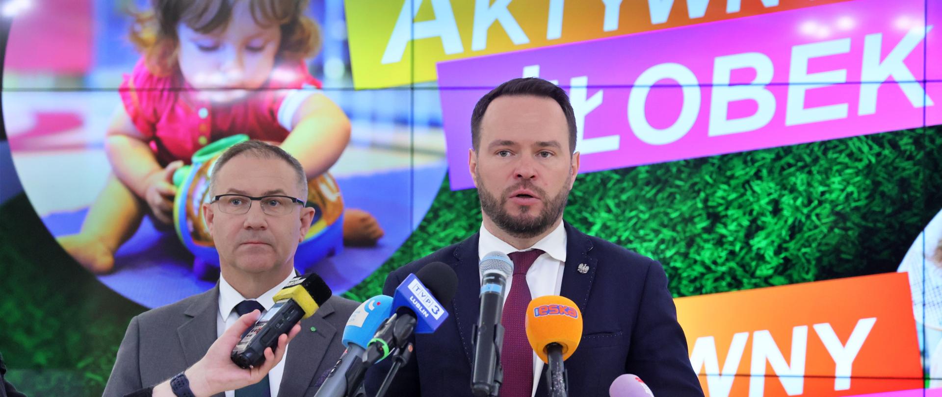 Konferencja prasowa ws. programów Aktywny Żłobek oraz ASY
