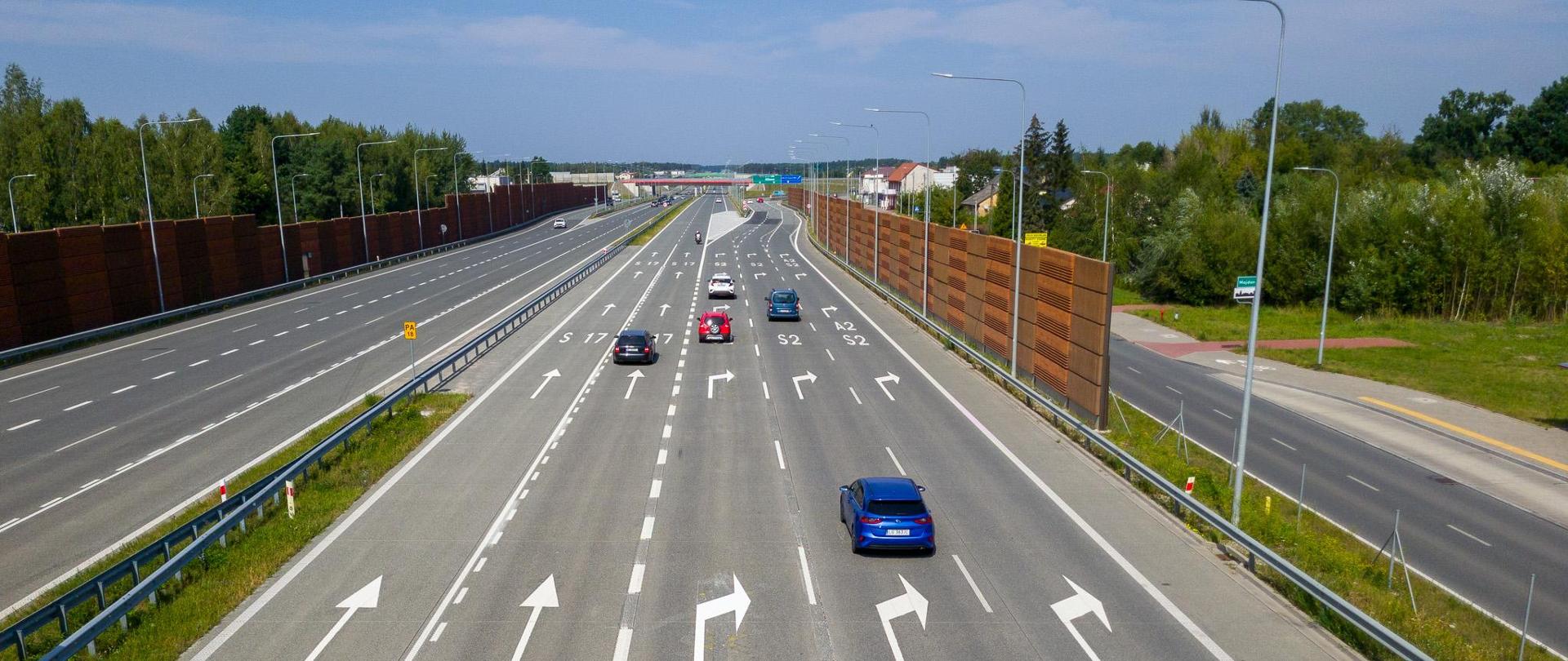 S17 węzeł Lubelska na przecięciu z autostradą A2, wprowadzanie zmian w orgnizacji ruchu