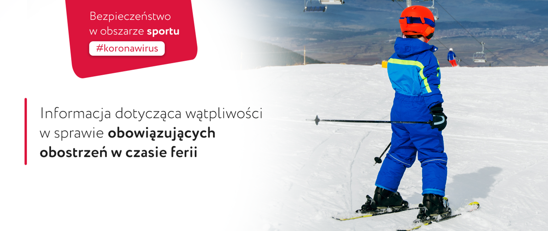 Informacja dotycząca wątpliwości w sprawie obowiązujących obostrzeń w czasie ferii