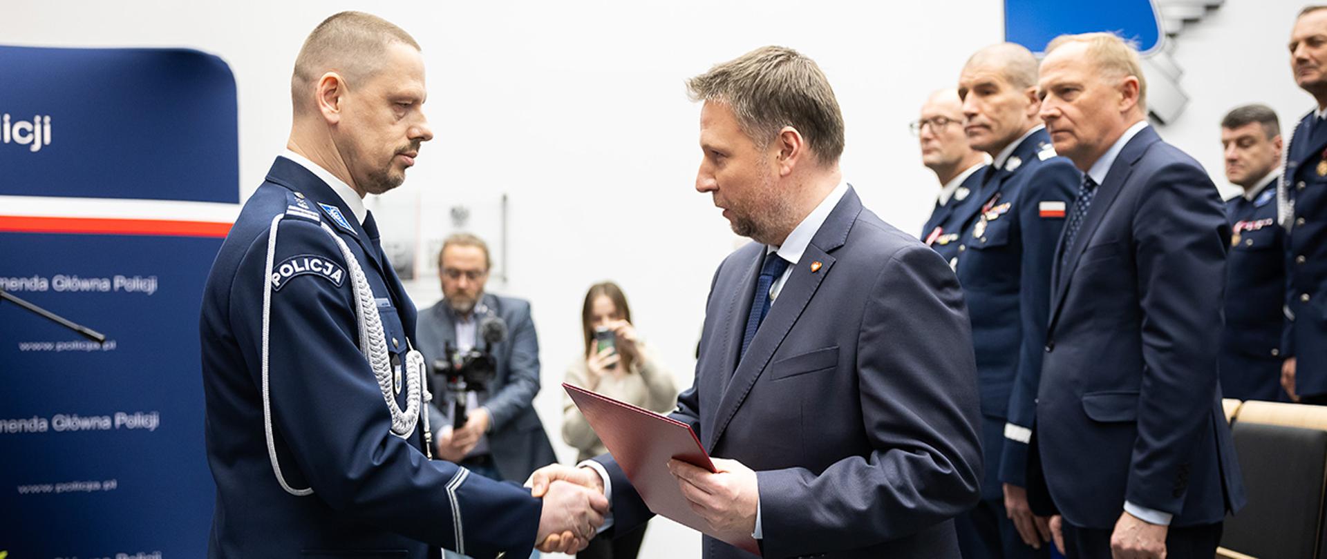 Inspektor Marek Boroń komendantem głównym Policji