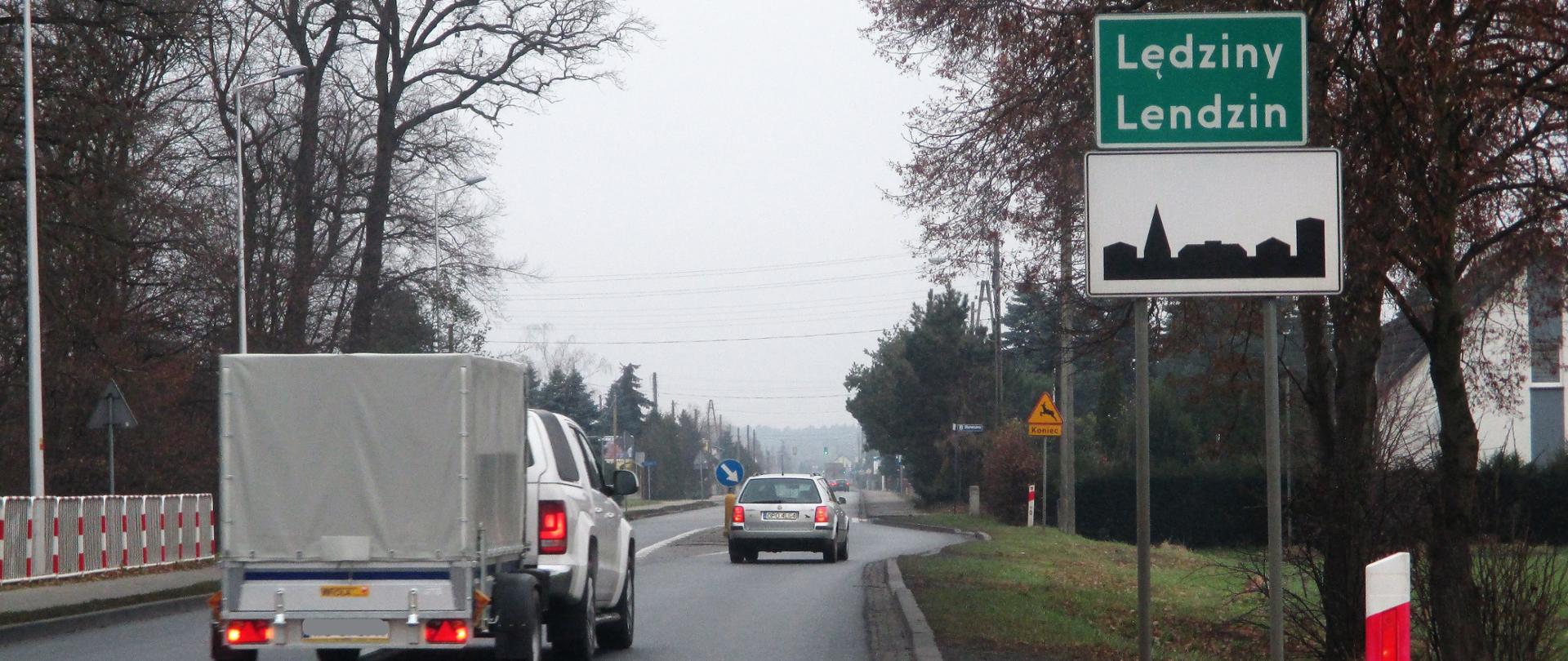 Fragment DK46 w Lędzinach