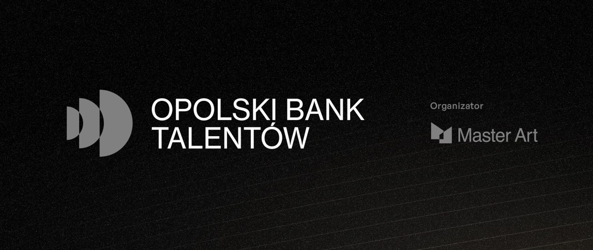 Plakat promujący trzecią edycję Opolskiego Banku Talentów zawierający informacje o wydarzeniu oraz czarno-białe zdjęcie z prawej strony przedstawiające kobietę grającą na skrzypcach 
