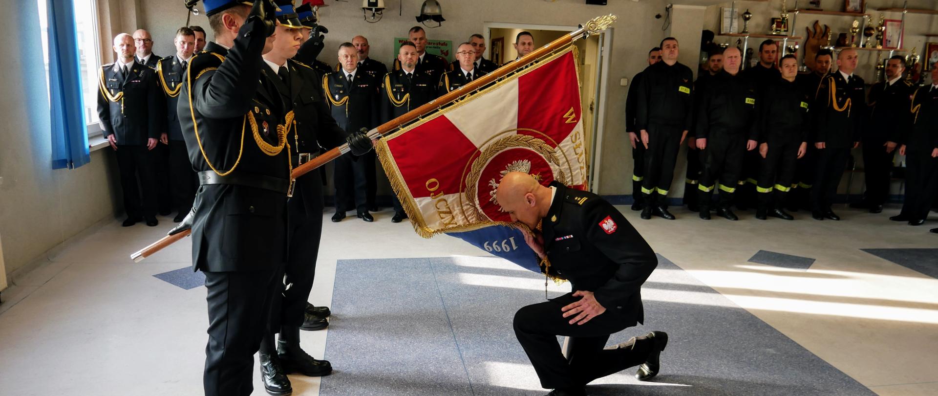 Pożegnanie ze służbą Komendanta Powiatowego Państwowej Straży Pożarnej w Żarach